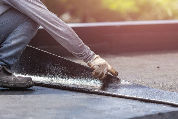 Professional Basement Waterproofing technician working in Zieglerville, PA